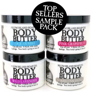 BODY BUTTER SAMPLE PACK - TOP SELLERS