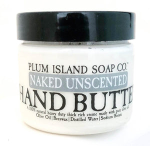 Hand Butter - Naked Unscented- QTY 8