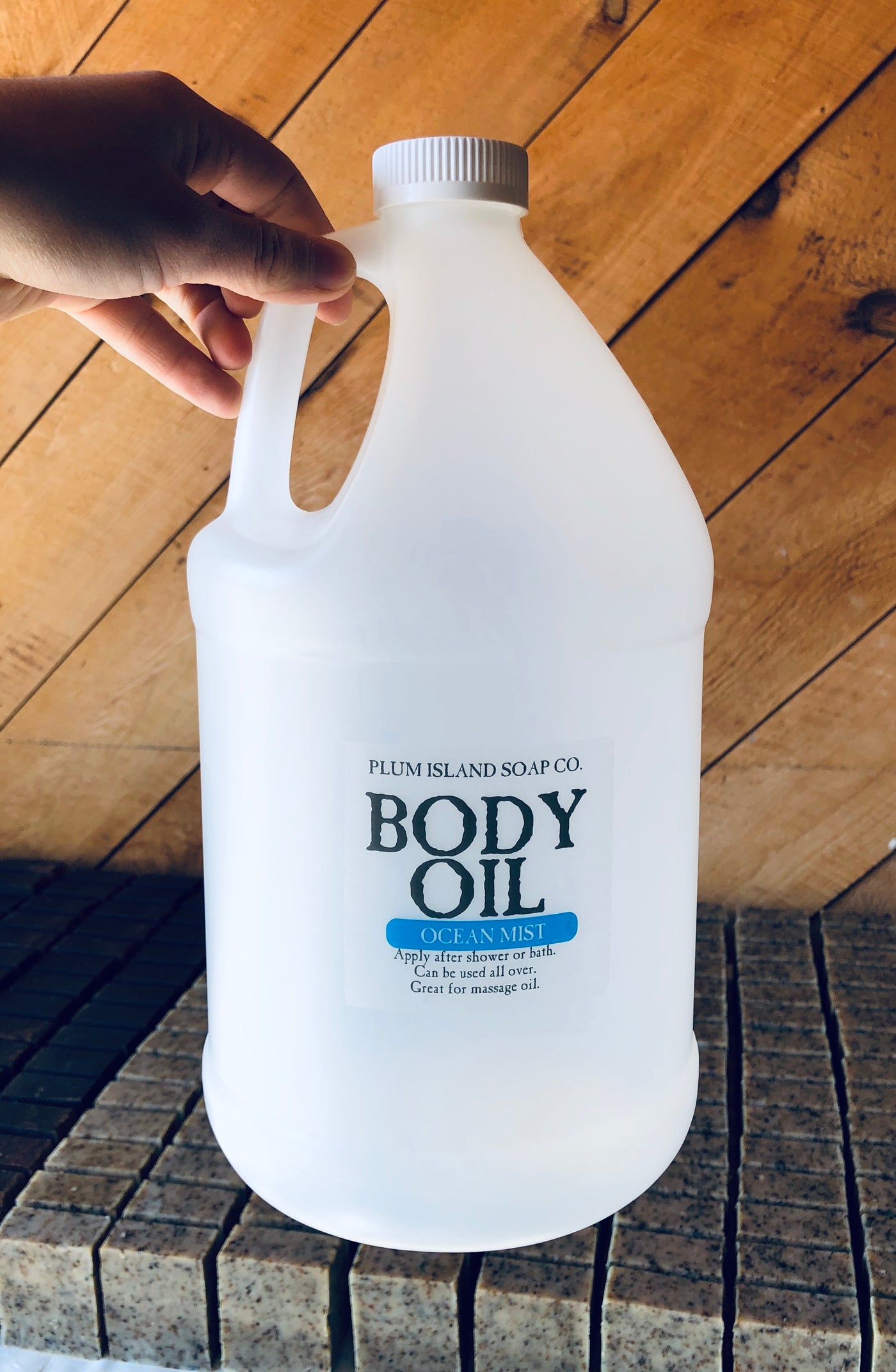 BODY OIL - GALLON – Plum Island Wholesale ®