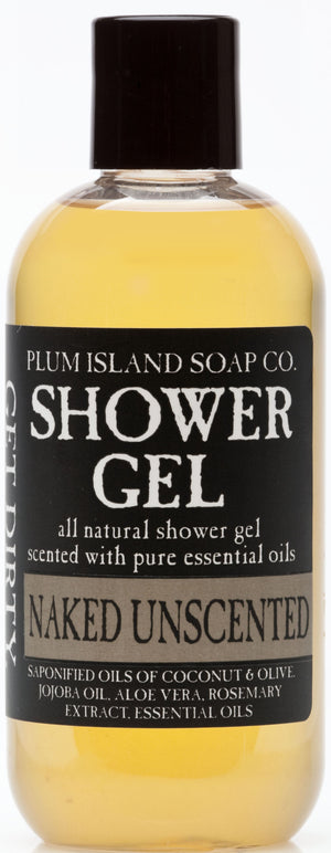 Naked Unscented Shower Gel- QTY 6